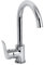 Cascade Cadence Single Lever Swivel Spout Modern Kitchen Sink Basin Mixer Tap with UK Standard Fittings - Chrome