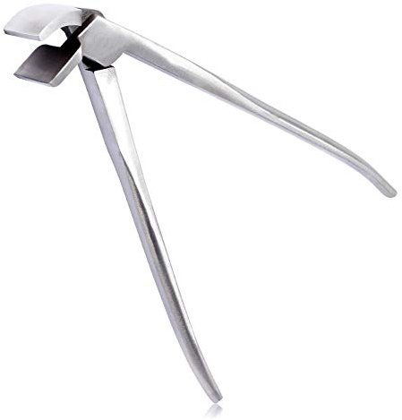 Leathercraft Pliers SPEEDWOX Leather Flatten Pliers Leather Edge Adjustment Press Clamp Edgefold Straight Head for Leather Belt and Bag DIY Hand Tools