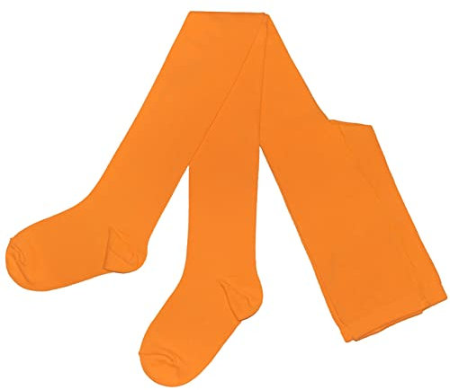 Weri Spezials Collants pour bébé et enfant avec rayures dans différents designs et couleurs., mandarine, 74