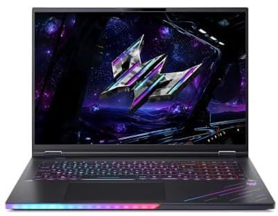 Acer Predator Helios Neo 18 AI | PC Portable Gamer | Ultra 9 | RTX 5070 | 18 WQXGA IPS 165Hz | Core Ultra 9 290HX Plus | RTX 5070 8Go | 32Go DDR5 | SSD 1To | Windows 11 Home