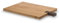 QONTUR Artesanato Holz Schneidebrett Eiche massiv | 35 x 25 cm groß | Antibakterielles XL Küchenbrett aus Eichenholz | Beidseitig verwendbares Holzschneidebrett | Holzbrett Küche