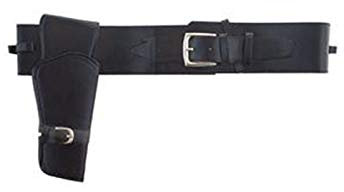 PAPSTAR NEU Pistolenholster mit verstellbarem Gürtel, schwarz
