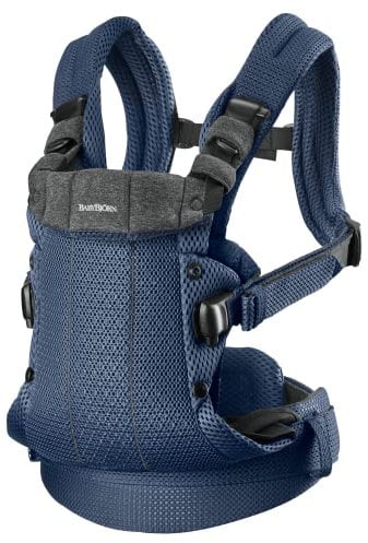 BabyBjörn Babytrage Harmony, 3D-Netzstoff, Marineblau