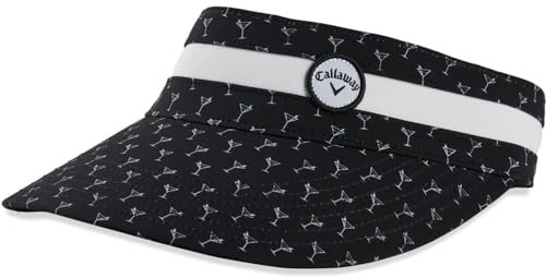 Callaway Womens Hw Cg Ladies Visor Tini Time Prnt 22, Tini Time Print