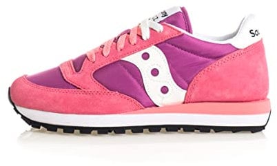 Saucony Sneakers Donna Jazz Original, Colore Rosa-Bianco, Taglia