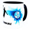 Handball Tasse mit Namen Becher personalisiert Handballer Geschenk Kaffeetasse Zubehör Geburtstag Accessories Ausrüstung Handballerin Deko Equipment Sachen Geschenkideen Trainer Artikel Mann Frau Kind
