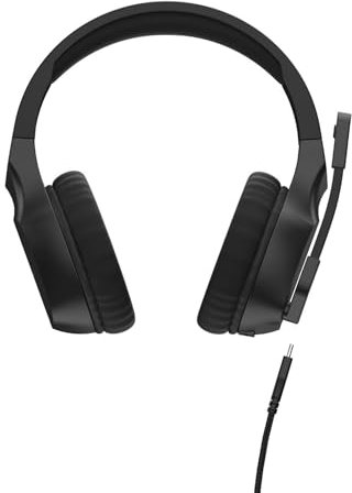 uRage Gaming-Headset SoundZ 300 V2, kabelgebundene Multi-Plattform Kopfhörer für PS4/PS5/PC/Xbox/Laptop/Smartphone, Over-Ear, in schwarz
