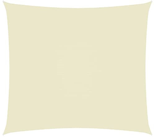 Inicio Muebles Sombrilla Vela Tela Oxford Rectangular 3x4 m Crema