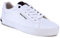 Nautica Zapatos casuales para hombre, mocasines clásicos con cordones, tenis de moda, en tallas anchas, Braeton-white Navy, 47 EU