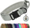 Joytale Taktisches Hundehalsband mit Griff Halsband Hund 3.8 cm Breit Hundehalsband für Große Hunde Verstellbar aus Nylon, Grau, XL