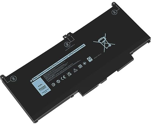ASUNCELL 7.6V/60Wh MXV9V Laptop-Akku für Dell Latitude 5300 E5300 5300 2-in-1 5310 E5310 5310 2-in-1 7300 E7300 7400 E7400, MXV9V 5VC2M 05VC2M 829MX 0829MX