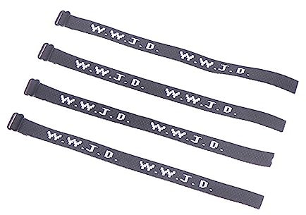Vdaxvme WWJD-Armbänder, religiöse, christliche WWJD-Armbänder, What Would Jesus Do, gewebte Armbänder für Männer, Frauen, Kinder, Jungen, Paare, 4 Stück