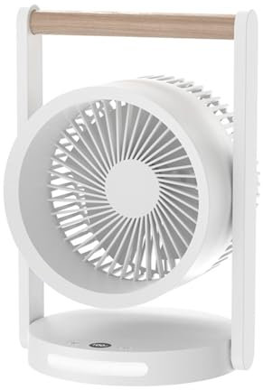 BTGHPI Ventilador de oficina eficiente y pequeño, práctico ventilador eléctrico, enfriador de aire, ventilador de refrigeración con textura para climas cálidos