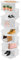 Schuhregal 7 Ebenen Drehbar Schuhschrank Würfel Schuhablage mit 3 Fächern Pro Ebene Schuhregal Hoch für Foyer, Wohnzimmer, Eingang, Ankleidezimmer, Vitrinenschuhe, Turnschuhe, Sandalen
