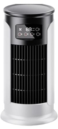 Refroidisseur de ventilateur sans lambe, ventilateur de climatiseur portable, ventilateur de brume sans lame USB, climatisation sans conduit portable, vitesses réglables du réservoir d'eau 300 ml
