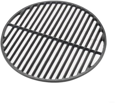 GANCEI Cast Iron Fire Grate, Cast Iron Round Grill Mesh For BBQ Tool Kitchen Gadget Heat Resistant, Grid Plate For Camping Picnic(17CM)