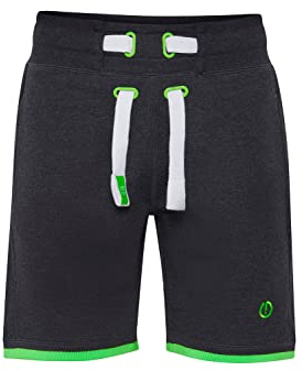 !Solid BenjaminShorts Herren Sweatshorts Kurze Hose Jogginghose Mit Fleece-Innenseite Und Kordel Regular Fit, Größe:XXL, Farbe:Dark Grey Melange (8288)