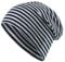 Sterntaler OCS Beanie - Lässige Slouch Beanie Mütze aus Melange Singlejersey geringelt (Bio) - Unisex Kopfbedeckung - variabel tragbar - Baby und Kinder Übergangsmütze, marine, Größe 53