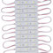 Lot de 200 modules LED à injection pour panneaux - Blanc - 0,72 W - 12 V CC - 2835 SMD - 3 LED - Étanche - Décoration pour lettres publicitaires - Avec ruban adhésif à l'arrière
