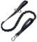 EXCELLENT ELITE SPANKER Taktische Bungee-Hundeleine Militärische verstellbare Hundeleine Schnellspanner elastische Leine mit 2 Kontrollgriffen(BLK)