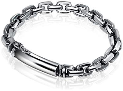 Daesar Armband 925 Silber Charm Erbskette Armband 6.5 Inch Bettelarmband Herren Armband Silber