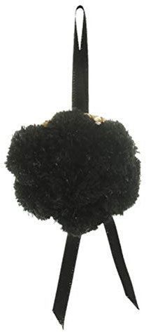 Euro Souvenirs Schwarzwald Accessoires Schlüsselanhänger (OneSize, Bollenhut 6cm schwarz)