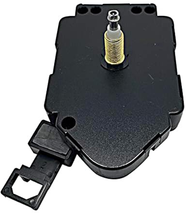 Mécanisme d'horloge pendule à quartz à couple élevé avec vis pour grandes aiguilles alimentée par piles (long filetage doré 15,4 mm)