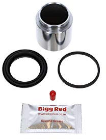 Bigg Red - Pinza Freno Anteriore Kit di Riparazione Guarnizioni E Pistone - Compatibile Con Panda, Uno, 125, 127, 128, X 1/9, Sedile Malaga, Marbella, Terra, Ronda, Ibiza, Lancia Y10, Un 112