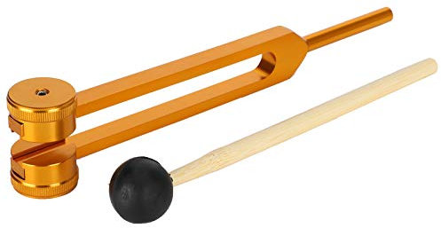 Herramienta de limpieza de orejas para palillo de orejas Antióxido para limpieza de orejas para salud de orejas para eliminación(2-piece golden tuning fork set)
