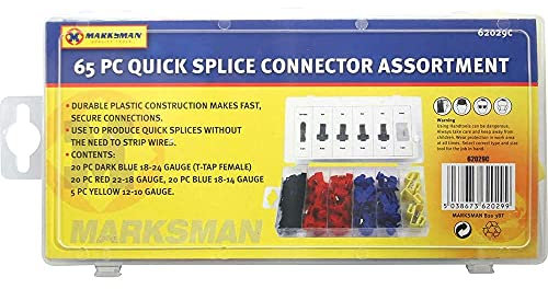 65PC Quick Splice Connector Assortment Scotch Lock in CASE Electrical Wire New
