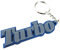 Générique Porte CLÉS PVC Souple R5 Alpine Turbo Logo (Bleu/Gris)