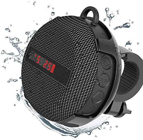 Prevessel PT001 Altavoz Bluetooth inalámbrico súper portátil con sonido alto Bluetooth 5.0 IPX6 impermeable Altavoz pequeño