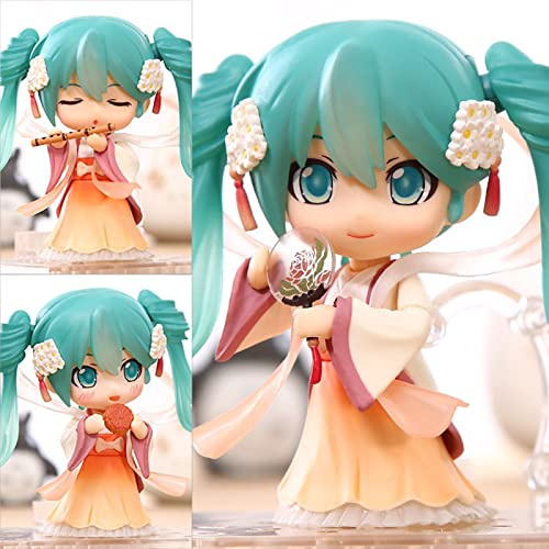 Oisei Limited Edition Hatsune Miku Q Version Nendoroid Actionfiguren Spielzeug mit Zubehör Bewegliche Anime-Figuren Statue Spielfigur Modellpuppe Desktop-Dekorationen -10 cm