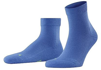 FALKE Unisex Socken Cool Kick U Sso weich atmungsaktiv schnelltrocknend einfarbig 1 Paar, Blau Blue/Grey 6311-O, 39-41