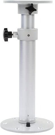 Bediffer Pied de Piédestal de Table, 460 à 700 Mm Base de Support de Piédestal de Table Réglable Rotative à 360 ° pour RV Caravan Boat Yacht Home