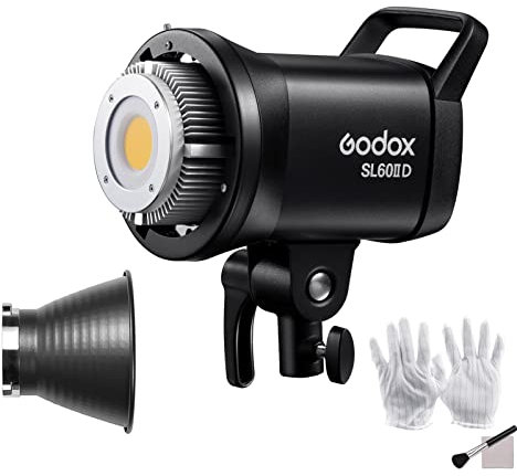 Godox SL60IID Studio LED Video Light 70W 5600K±200K with 8 FX Lighting Effects Bowens Mount APP/2.4G Wireless/On-board Control for Home Studio Portrait Product Photography