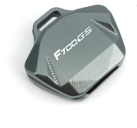 Logo Für BMW F650gs F700gs F800gs F800r CNC Moto Schlüssel Abdeckung Schlüssel Fall Shell Cap Teile Motorrad Zubehör F650 F700 F800 Gs R (Farbe : F700GS Titannium, Größe : Normal)