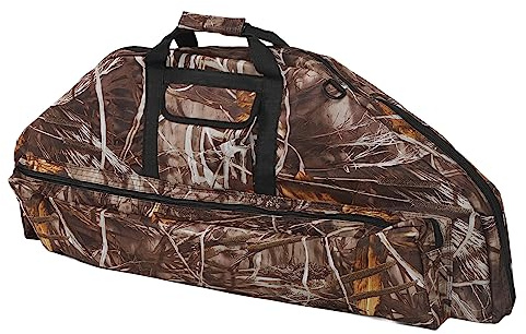 Airshi Tasche für Compoundbogen, Verstellbarer Riemen. Gepolsterte Hülle für Bogen. Segeltuch mit Tasche Zum Schießen von Pfeilen