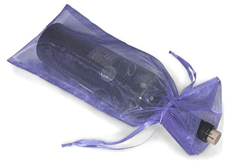 Abaodam 20 Pezzi Borse Da Viaggio Per Vino Per Bottiglie Di Vino Regali Di Pensionamento Per Le Donne Sacchetto Regalo in Rete Di Vino Porta Del Raggio Borsa Per Il Trasporto Viola