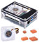 GeeekPi Acrylic Case for Raspberry Pi 5 with 4010 PWM Fan and 4PCS Pure Copper Heatsinks, Supports Official Raspberry Pi 5 Active Cooler
