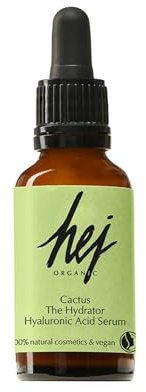 HEJ ORGANIC Hyaluronic Acid Serum Cactus 30 ml - Hyaluronserum | Mit 2% Hyaluronsäure, für strahlenden Teint, antioxidative Wirkung, schnelleinziehend, 100% vegan