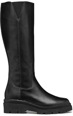 Geox D Felleny D, Stivali alla Moda Donna, Nero, 39 EU