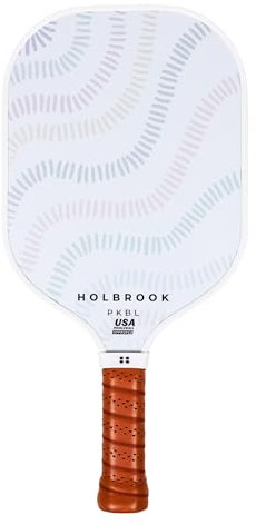Holbrook Pickleball-Paddel – Malibu Design | Performance-Serie | Oberfläche aus Kohlefaser/Graphit-Mischgewebe | Polypropylen-Wabenkern | Qualität und Design treffen Pickleball