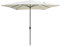 Parasol de jardin carré de 250 cm avec manivelle, pare-soleil de protection UV pour balcon, terrasse, piscine (Color : Beige, Size : 250cm/8.2ft)