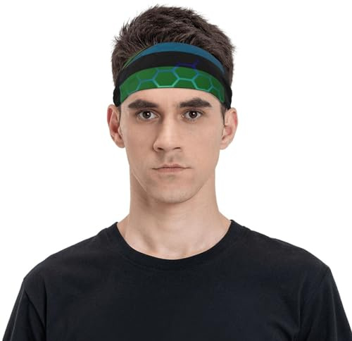 Fascia per capelli con bandiera di Zanzibar per uomo e donna, fascia sportiva per viaggi, yoga, fitness, ciclismo, basket, calcio, esercizi, fasce per capelli traspiranti