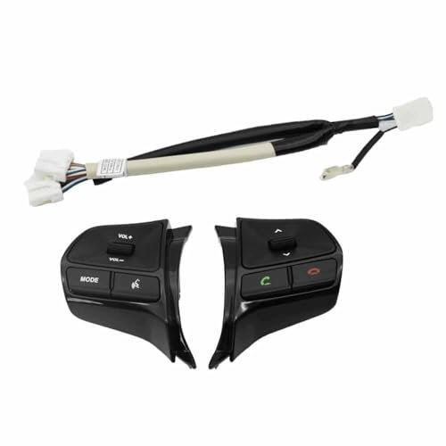 Lenkrad-Audiolautstärkeregler, Musiksteuerungstaste/Passend for K2 / Passend for Rio 3 2011-2014(Piano Black Switch)