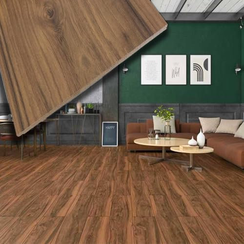 Pavimento in laminato 8mm Click Spazzolato bisellato NOCE AMERICANO 197x1205