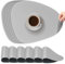 WearLegend Tischsets Abwaschbar 6er Set,Tränenförmig Leder Platzdeckchen Platzset Abwischbar und Wasserdicht Tischsets rutschfest Tischset Lederoptik-Grau