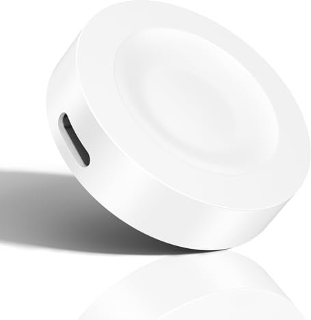 Mugust Caricabatterie per Huawei Watch GT5 Pro/GT5/GT4/GT3/GT3 Pro/GT2 Pro, solo USB C Base di ricarica Ricambio per Huawei Watch 4/4 Pro/3/3 Pro/Ultimate/GT Runner(non include cavo dati)(bianco)