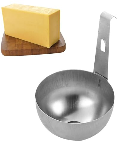 Cucchiaio per uova in camicia, in acciaio, antiaderente, rotondo, per casa, cucina, picnic, colazione, ristorante